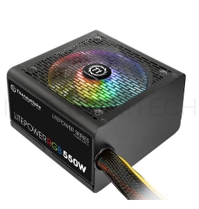 Блок питания Thermaltake Litepower RGB 550W (PS-LTP-0550NHSANE-1) v2.3, A.PFC, 80 Plus , Fan 12 cm, Retail