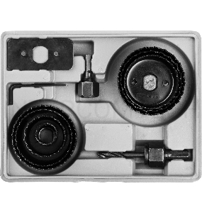 Набор коронок STAYER MASTER 29600-H7  по дереву d22/41/54/57/60/64/67мм 7шт.