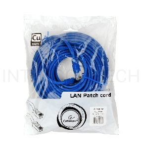 Патч-корд медный UTP Cablexpert PP10-15M/B кат.5e, 15м, литой, многожильный (синий)