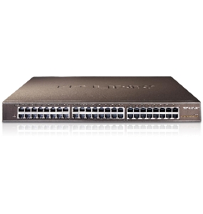 Сетевой коммутатор  TP-Link SMB TL-SG1048 Коммутатор 48-port Gigabit Switch, 1U 19-inch rack-mountable steel case
