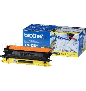 Расходные материалы Brother TN-135Y Картридж, Yellow {HL4040CN/4050CN/MFC 9040CN/9440CN, (4000 стр.)}