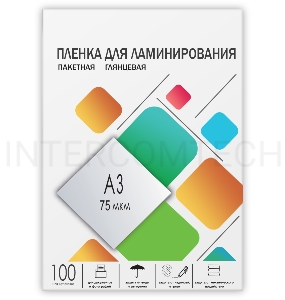 Пленка глянцевая ГЕЛЕОС 303х426 LPA3-75  (75 мик) 100 шт.
