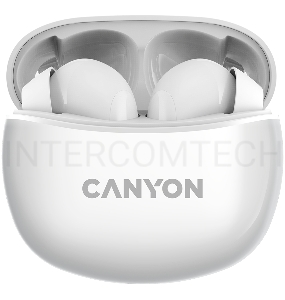 Наушники Canyon TWS-5 Bluetooth белые
