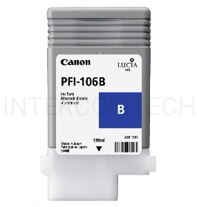 Картридж струйный Canon PFI-106 B синий для iPF6400/6450 (6629B001)