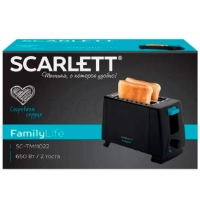 Тостер Scarlett SC-TM11022 650Вт черный