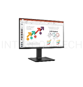 Монитор LCD 23.8'' [16:9] 1920х1080(FHD) IPS, nonGLARE, Нет, 75 Гц, 250cd/m2, H178°/V178°, 1000:1, 16,7 миллионов цветов, 5ms, VGA, HDMI, DP, USB-Hub, Height adj, Pivot, Tilt, Swivel, 2Y, Black