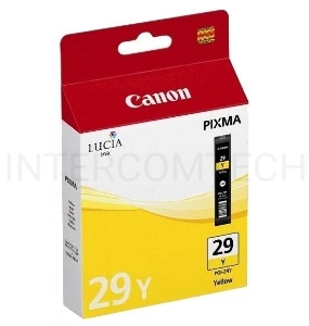 Картридж струйный PGI-29Y (4875B001), для Canon Pixma Pro 1, Желтый, 290стр.