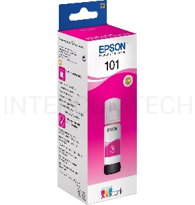 Картридж струйный Epson L101 C13T03V34A пурпурный (70мл) для Epson L4150/L4160/L6160/L6170/L6190