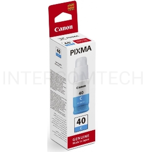 Контейнер с чернилами Canon GI-40 C для G5040/G6040. Голбой. 7700 страниц.