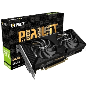 Видеокарта PCIE16 RTX2060 SUPER 8GB W/O LED RTX2060S DUAL 8G PALIT