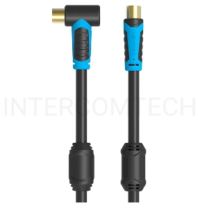 Кабель Vention антенный M/M угол 90 - 1м VAV-A02-B100