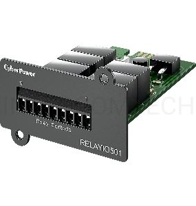 Релейная карта управления CyberPower RELAYIO501/ Dry contact relay card for OL, OLS, PR, OR series UPSs, 0.54x0.36x0.76m., 0.052kg.