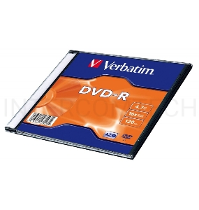 Диск DVD-R Verbatim 16-x, 4.7 Gb, (уп 20 шт) (43547)
