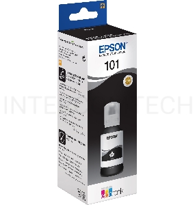 Картридж струйный Epson L101 C13T03V14A черный (127мл) для Epson L4150/L4160/L6160/L6170/L6190