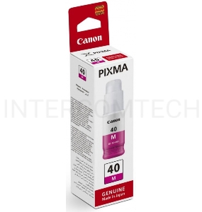 Контейнер с чернилами Canon GI-40 M для G5040/G6040. Пурпурный. 7700 страниц.