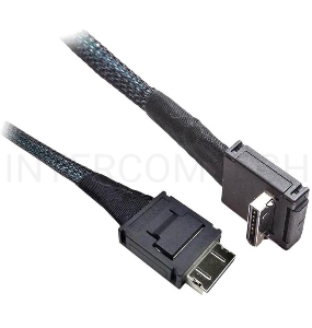 Кабель AXXCBL800CVCR 800 mm long, spare cable kit (1 cable included), straight OCuLink SFF-8611 connector to right angle OCuLink SFF-8611 connector