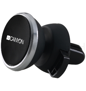 Держатель автомобильный Canyon Car Holder for Smartphones,magnetic suction function ,with 2 plates(rectangle/circle), black ,40*35*50mm 0.033kg