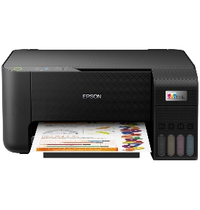МФУ струйный Epson L3210, принтер/сканер/копир, (А4, ч.б 10 стр/мин/цв. 5стр/мин, 5760х1440 dpi, СНПЧ, USB черный)