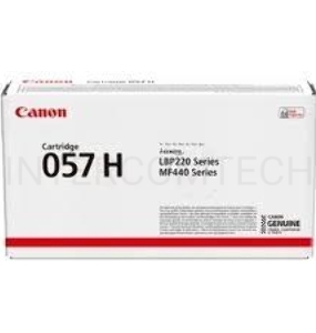 Тонер-картридж Canon 057 H для MF449x/MF446x/MF445dw/MF443dw, LBP225x/LBP226dw/LBP223dw. Чёрный. 10000 страниц.
