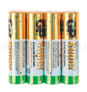 Батарейка GP Super Alkaline 24ARS (в спайке) LR03,  4 шт AAA (4шт. в уп-ке)