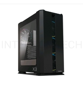 Корпус ZALMAN X3, ATX, BLACK, WINDOW, 2x3.5