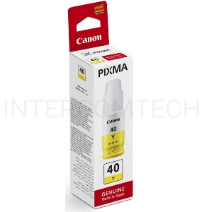 Контейнер с чернилами Canon GI-40 Y для G5040/G6040. Желтый. 7700 страниц.