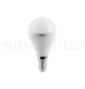 Лампа светодиодная LED 6Вт E14 220В 4100К Elementary шар | 53126 | Gauss