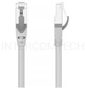 Патч-корд Vention прямой SFTP cat.6A, RJ45 - 1,5м. Серый