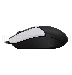 Мышь A4Tech Fstyler FM12 Panda белый/черный оптическая (1200dpi) USB (3but)