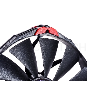 Вентилятор ID-COOLING NO-14025K 140x140x25мм (24шт./кор, PWM, Low Noise, резиновые углы, черный, 800-1600об/мин)  BOX