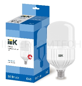 Лампа Iek LLE-HP-50-230-65-E40 светодиодная HP 50Вт 230В 6500К E40 IEK