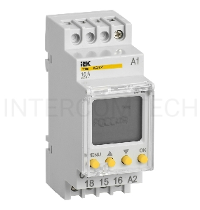 Таймер цифровой ТЭ80 16А 230В на DIN-рейку KARAT IEK MTA10-16-080