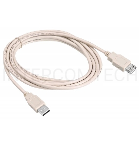 Кабель-удлинитель USB2.0 Buro USB2.0-AM/AF-3 A(m)/A(f) (3м)