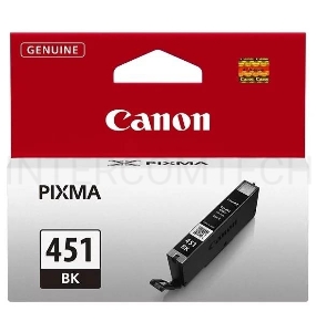 Картридж струйный CLI-451Bk (6523B001) для Canon PIXMA iP7240/MG6340/MG5440, black EMB, 1100стр.
