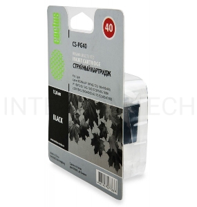 Картридж струйный Cactus CS-PG40 черный для Canon Pixma MP150/ MP160/ MP170/ MP180 (18ml)