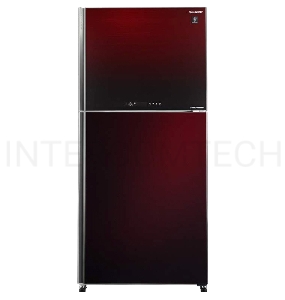 Холодильник Sharp 1670х700х720 см. Full No Frost,Hybrid Cooling. A+ Бордовый.
