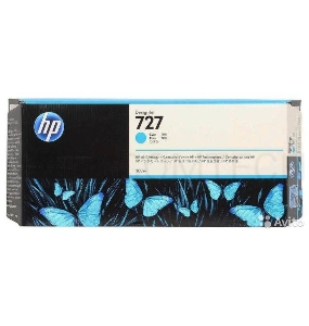 Картридж струйный HP 727 F9J76A голубой для HP DJ T1500/T1530/T2500/T2530/T920/T930 (300мл)
