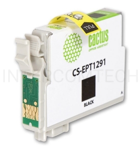 Картридж струйный Cactus CS-EPT1291 черный для Epson Stylus Office B42/BX305/BX305F (15ml)