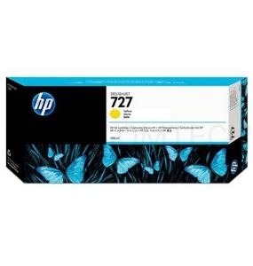 Картридж HP 727 с желтыми чернилами для принтеров Designjet, 300 мл