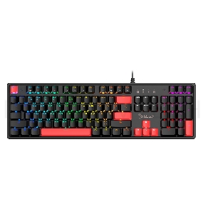 Клавиатура A4Tech Bloody S510N механическая черный/красный