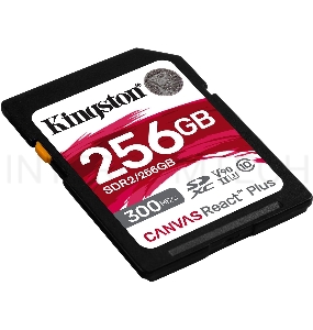 Флеш карта SDXC 256Gb Class10 Kingston SDR2/256GB Canvas React Plus w/o adapter