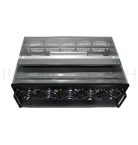 Корпус для майнинга Exegate EX270772RUS Pro 13-430 <без БП, 2*USB, 5*fan 120мм, места под: 13 видеокарт, 2 БП>
