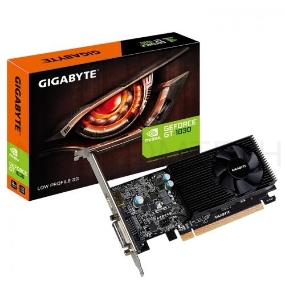 Видеокарта Gigabyte GV-N1030D5-2GL GT 1030 1252Mhz PCI-E 3.0 2048Mb 6008Mhz 64 bit DVI HDMI HDCP Low Profile