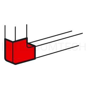 Плоский угол 90° - для кабель-каналов Metra 100x50