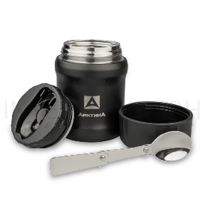 Термос для еды Арктика 311-500 0.5л. черный картонная коробка (311-500/BLACK)
