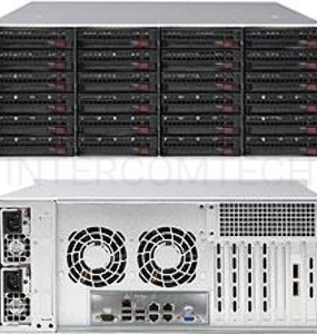 Платформа SuperMicro 6049P-E1CR24L noCPU(2)Scalable/TDP 70-205W/ no DIMM(16)/ 3008RAID HDD(24)LFF/ 2x10Gbe/ 5xFH/ 2x1200W