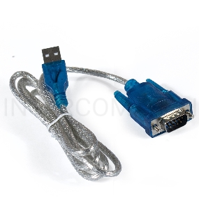 Кабель-адаптер  Exegate EX284951RUS USB 2.0-RS232 ExeGate EX-UAS-1.2 (Am/DB9M, 1,2м, крепеж разъема - винты)