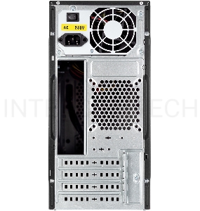 Корпус с блоком питания 450Вт. Case Foxline FL-702, mATX, 1x5.25EXT, 1x3.5EXT, 2x3.5INT, 2xUSB2.0, HDA, w/o FAN, w/450W ATX PSU, w/1.2m EU pwr cord