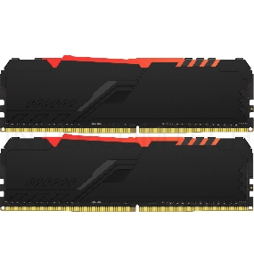 Память Kingston 16GB DDR4 3600MHz CL17 DIMM (Kit of 2) FURY Beast RGB