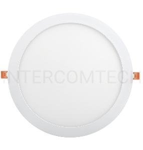 Светильник Iek LDVO0-1609-1-24-4000-K01 ДВО 1609 белый круг LED 24Вт 4000 IP20 {алюм. корпус, диам 295 мм}